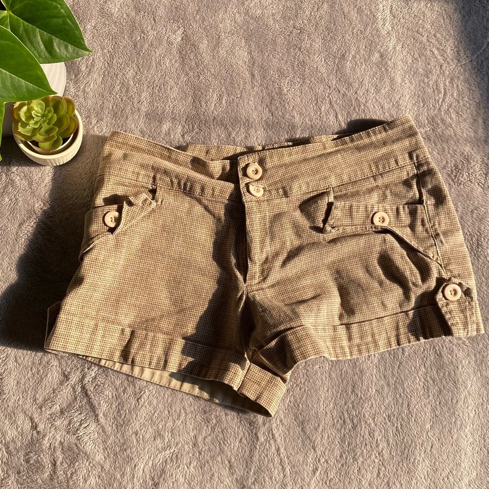 Vintage beige cargo shorts bonjour de corp